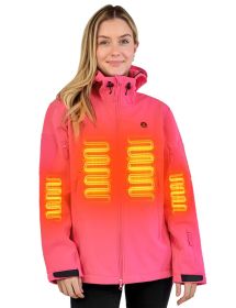 ANTARCTICA GEAR Heated Jacket for men (Color: Pink women, size: M)
